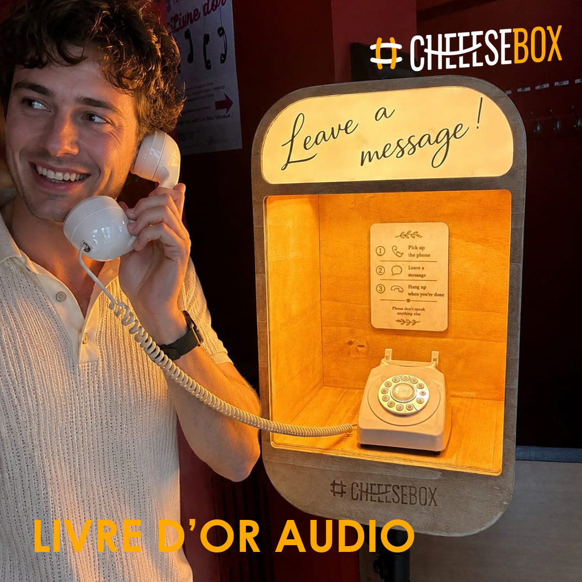 Location Cabine de Téléphone Vintage : un Livre d'Or Audio pas comme les autres 1 Location Cabine de Téléphone Vintage : un Livre d'Or Audio pas comme les autres